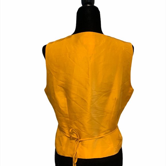 Bob Mackie Mango Top Size 10 - Picture 2 of 3